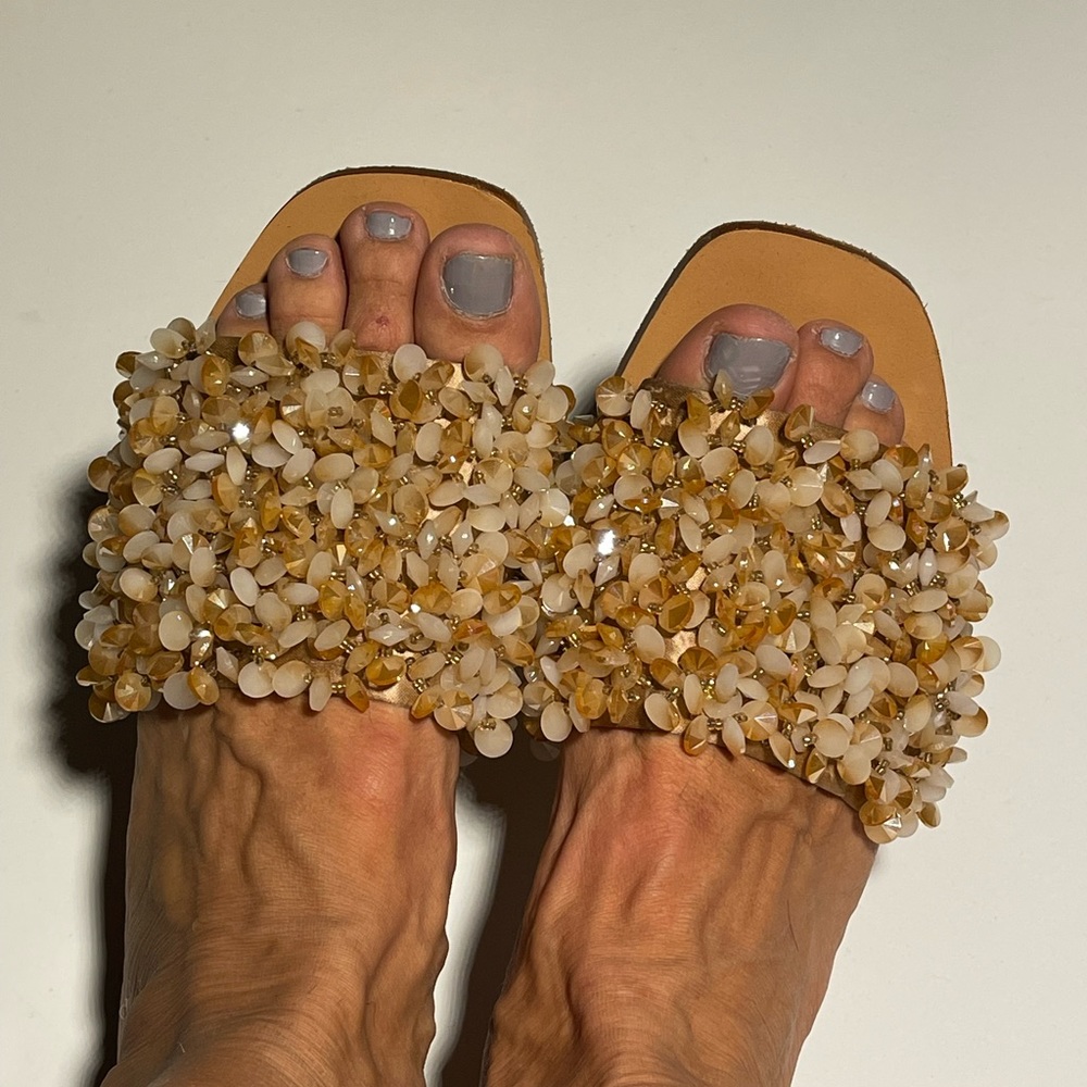 Torey Burch Beaded Flats